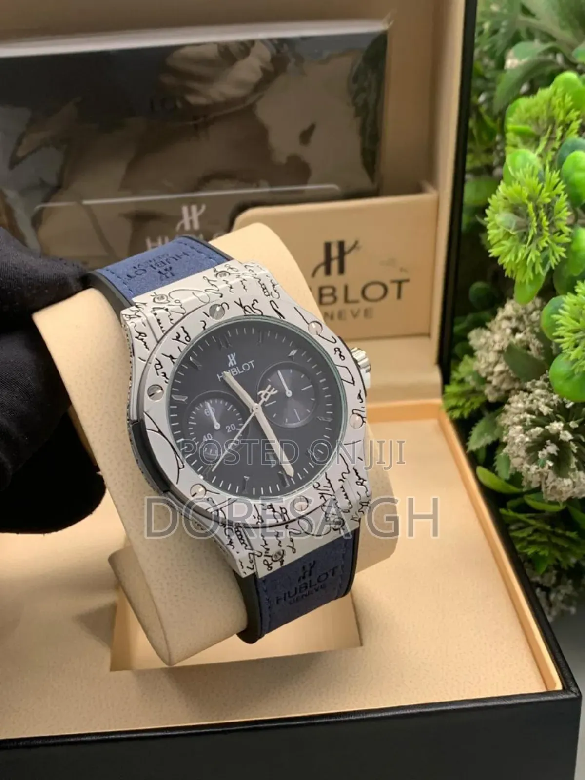 Hublot Leather Watch – Men’S Unisex Luxury Watch in Ghana