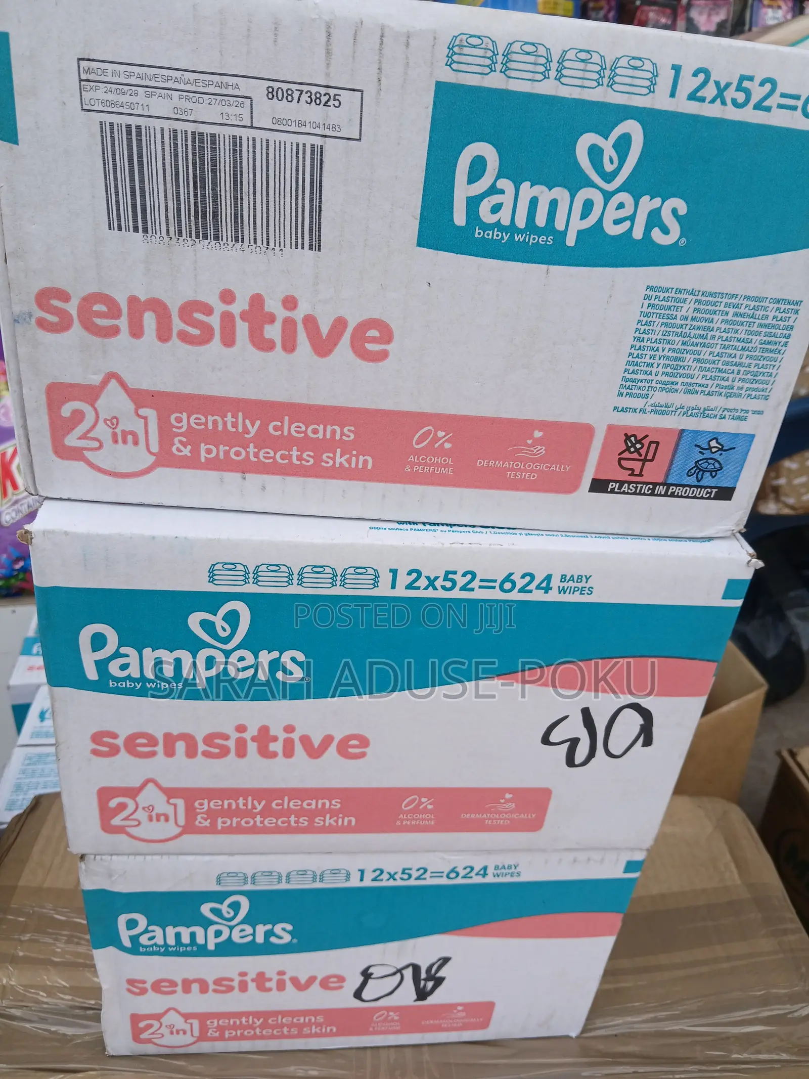 Pampers Sensitive Wipes