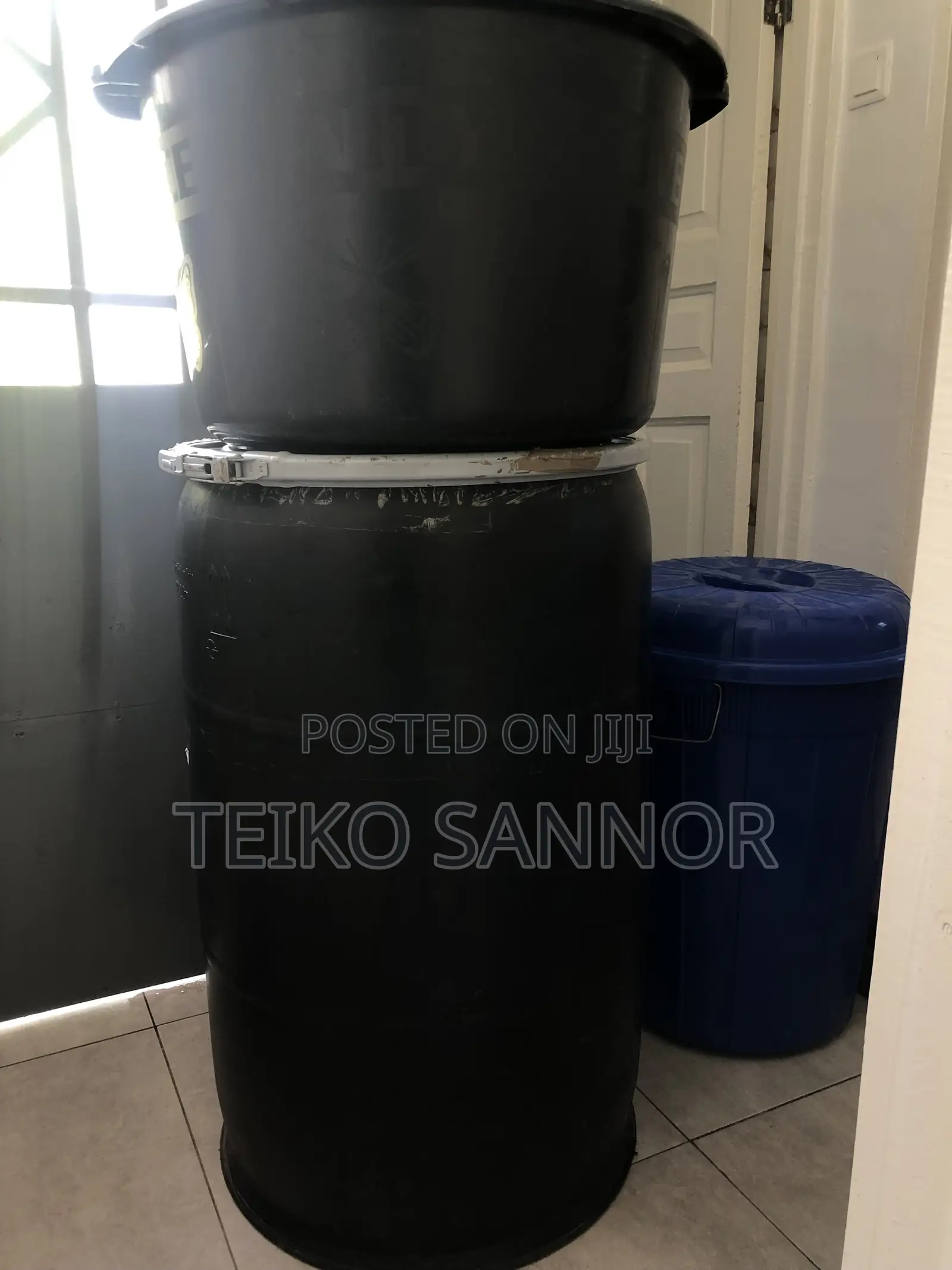 Large Plastic Water Storage Barrel/Drum