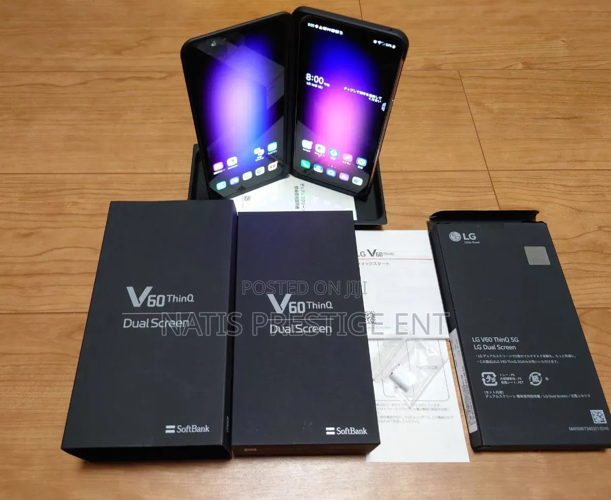 New LG V60 ThinQ 5G UW 128 GB Black