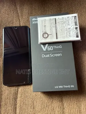 New LG V60 ThinQ 5G UW 128 GB Black