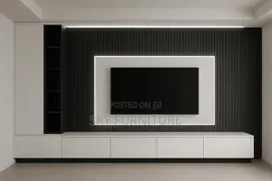 Modern Custom Media Tv Wall Unit