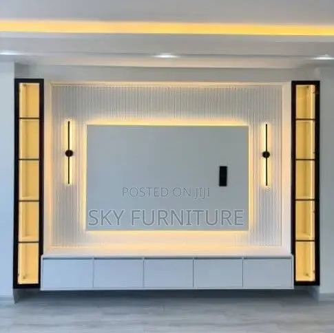 Modern Custom Media Tv Wall Unit