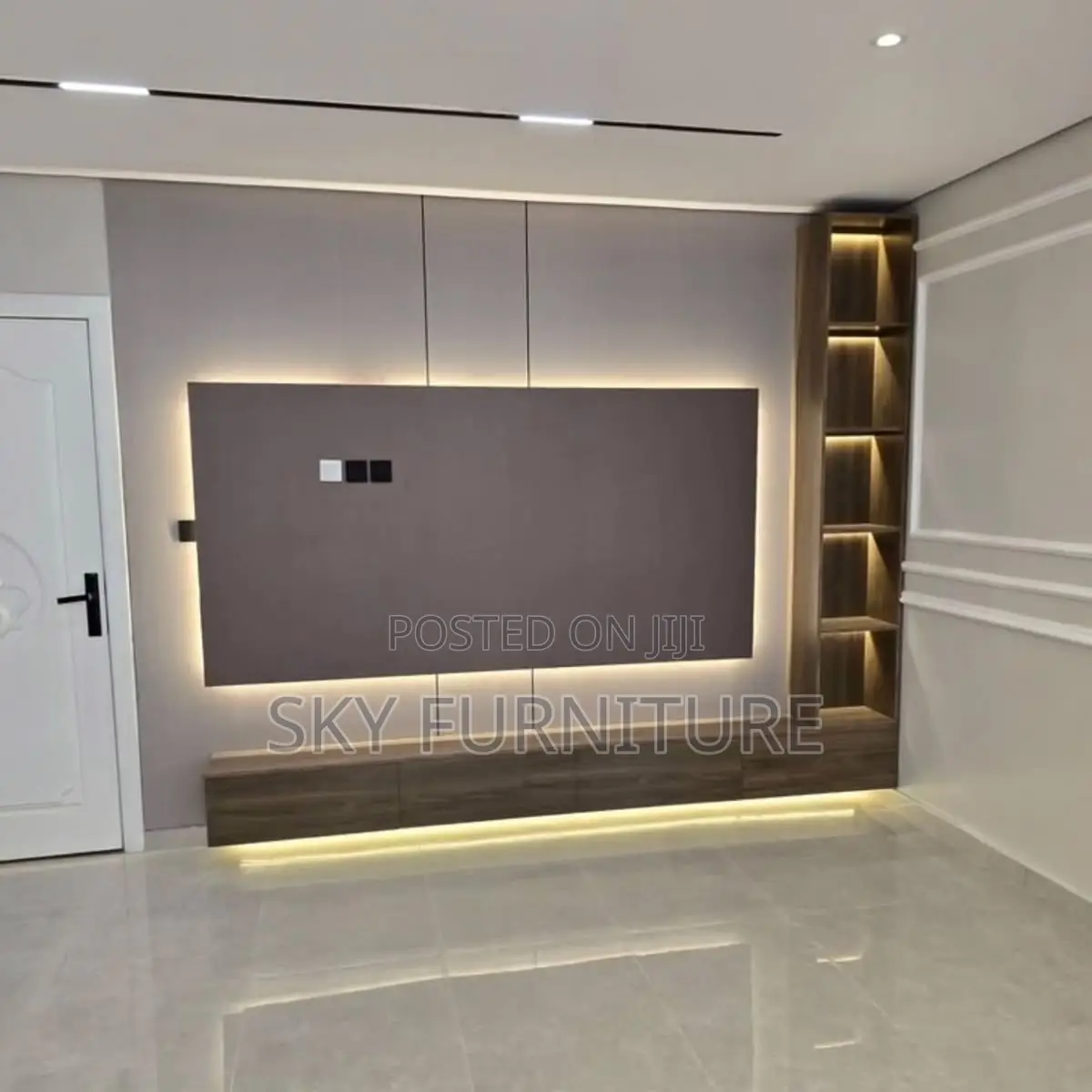 Modern Custom Media Tv Wall Unit