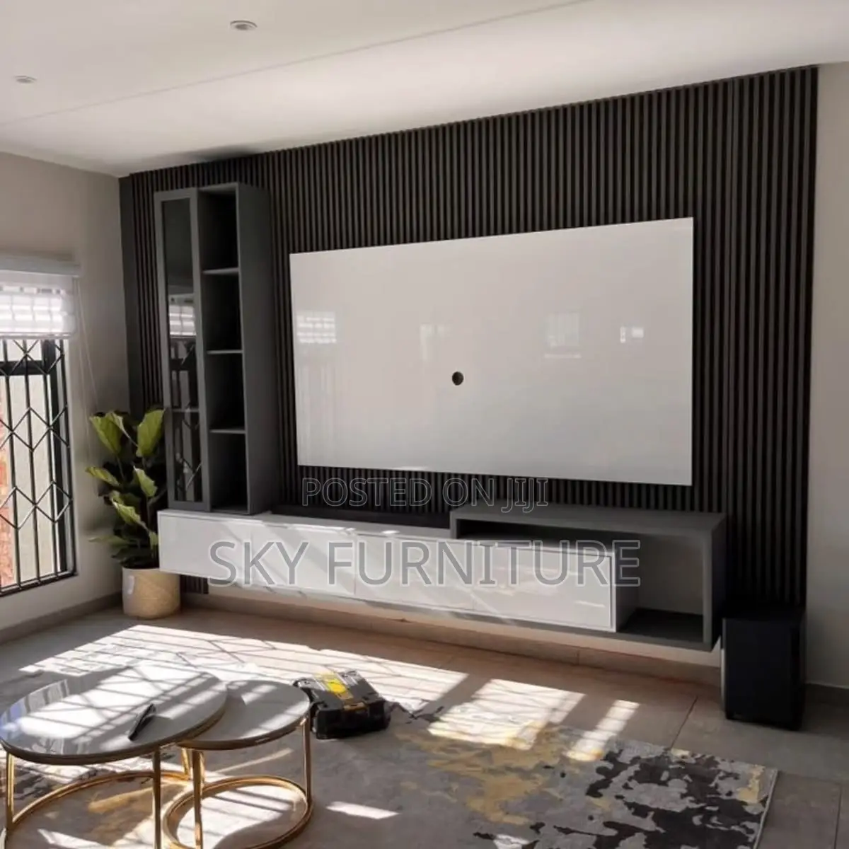 Modern Custom Media Tv Wall Unit