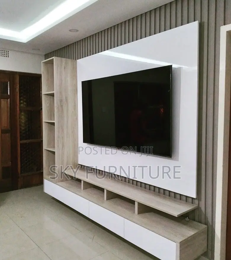 Modern Custom Media Tv Wall Unit