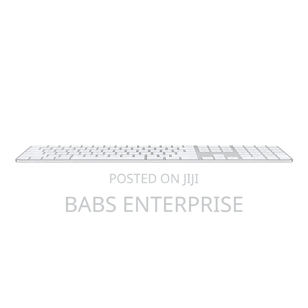 Apple Magic Keyboard With Touch Id and Numeric Keyboards Type C –White