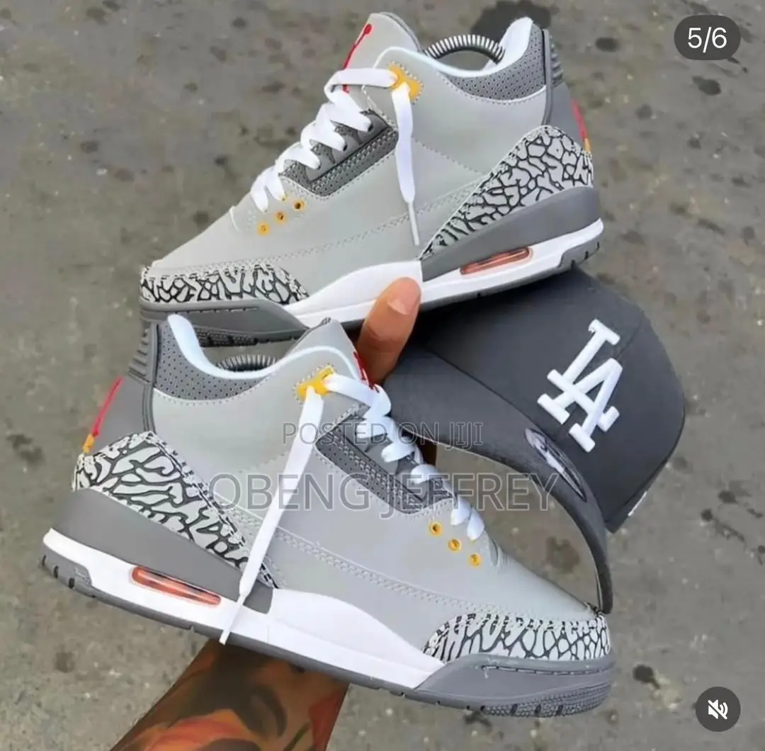 Original Nike Air Retro Jordan 3 Cool Grey