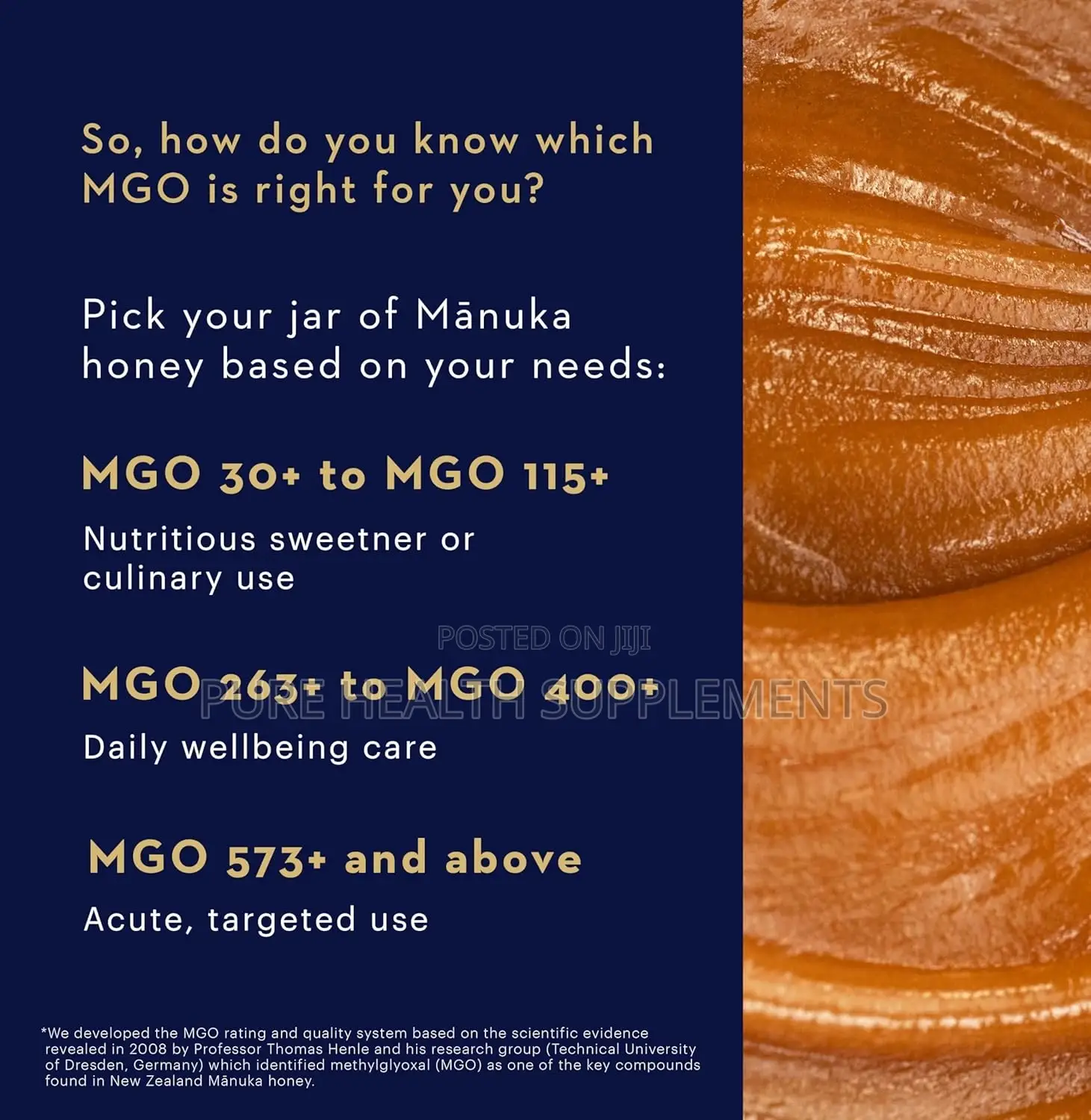Manuka Health, Manuka Honey, Medical Grade, Umf 16+, Mgo 573+, 250 G