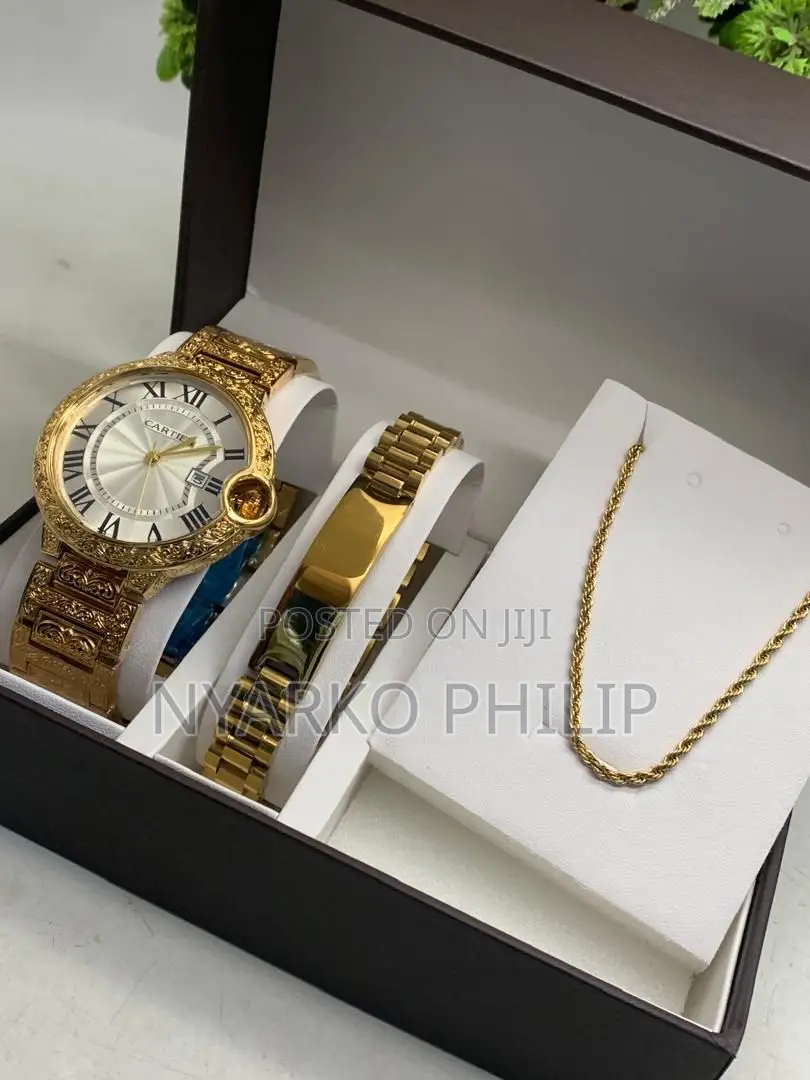 Men Watch Set/ Watch Box