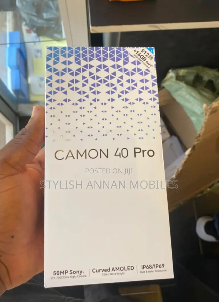 New Tecno Camon 40 Pro 5G 256 GB Gray