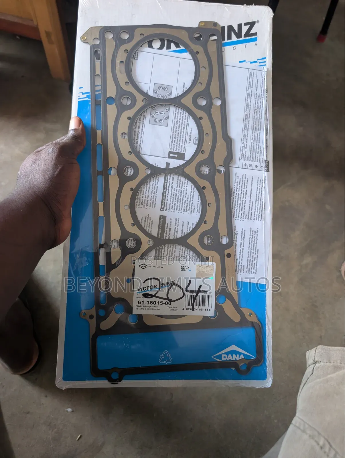 Mercedes Benz C250 C 250 W204 2009,2010,2011,2012,2013,2014 Gasket