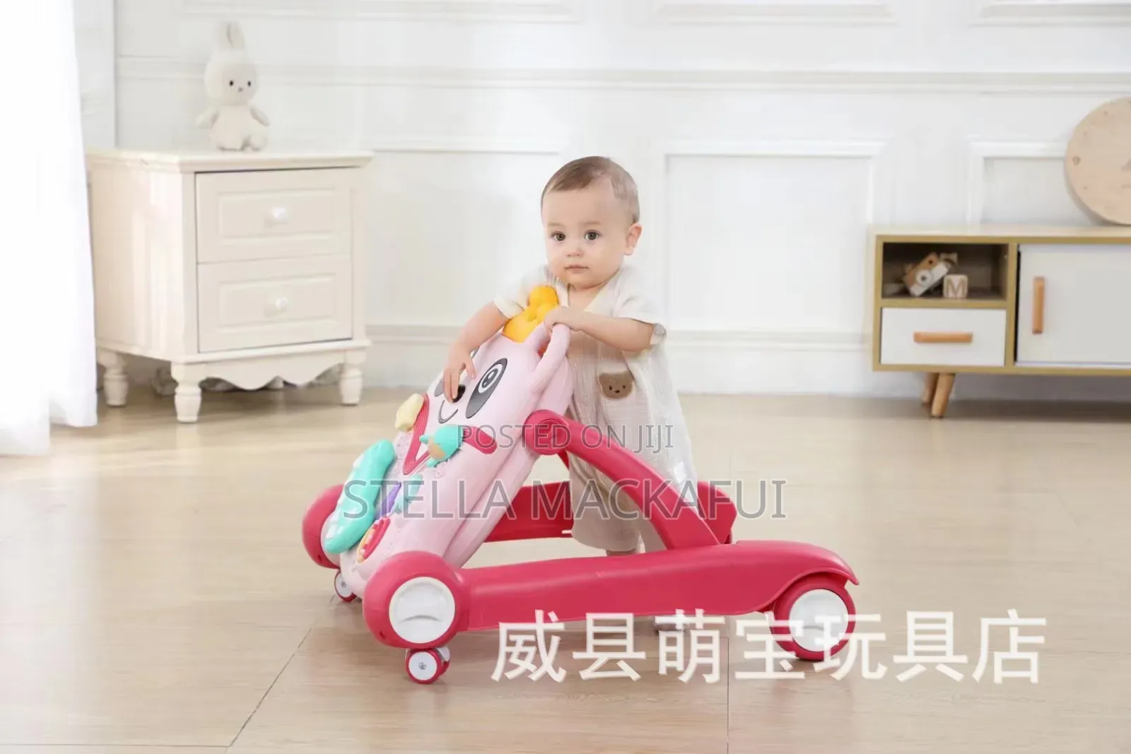 Stand and Push Baby Walker With Music