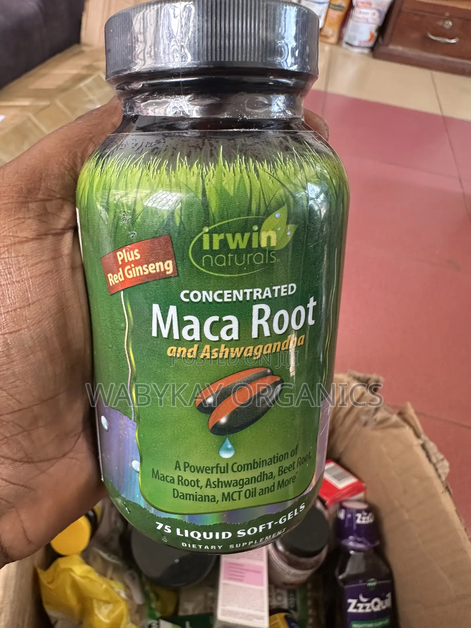 Concentrated Maca Root and Ashwaganda
