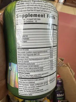 Concentrated Maca Root and Ashwaganda