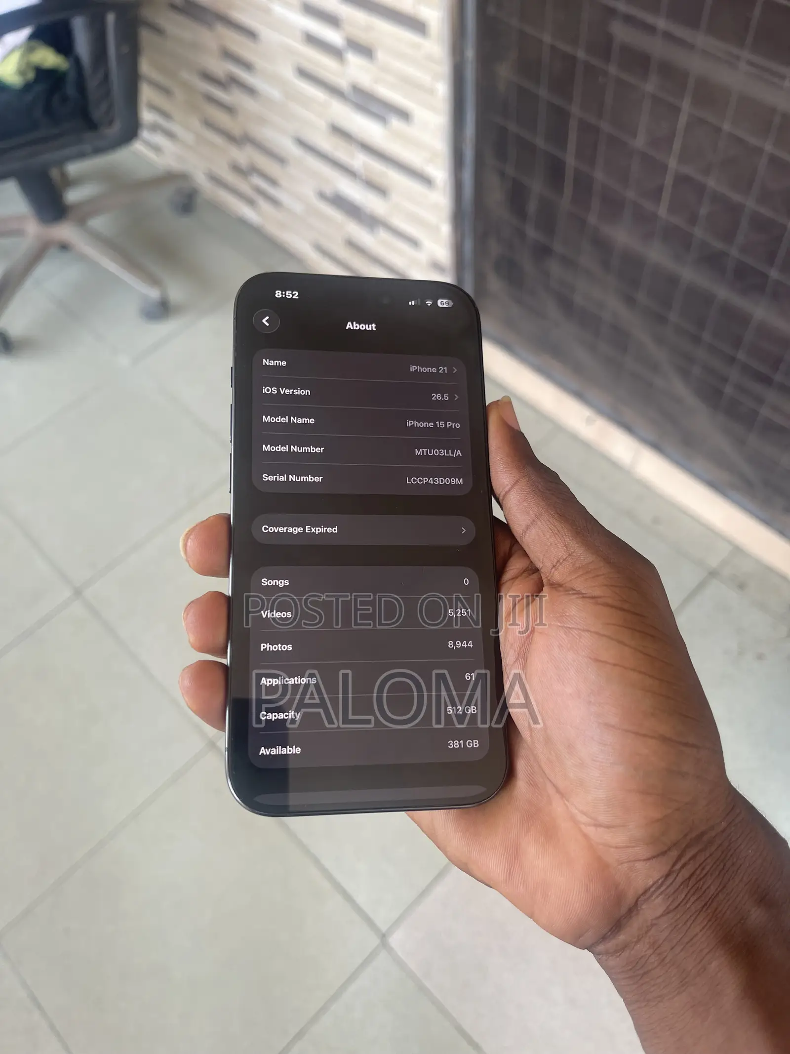 Apple iPhone 15 Pro 512 GB Black