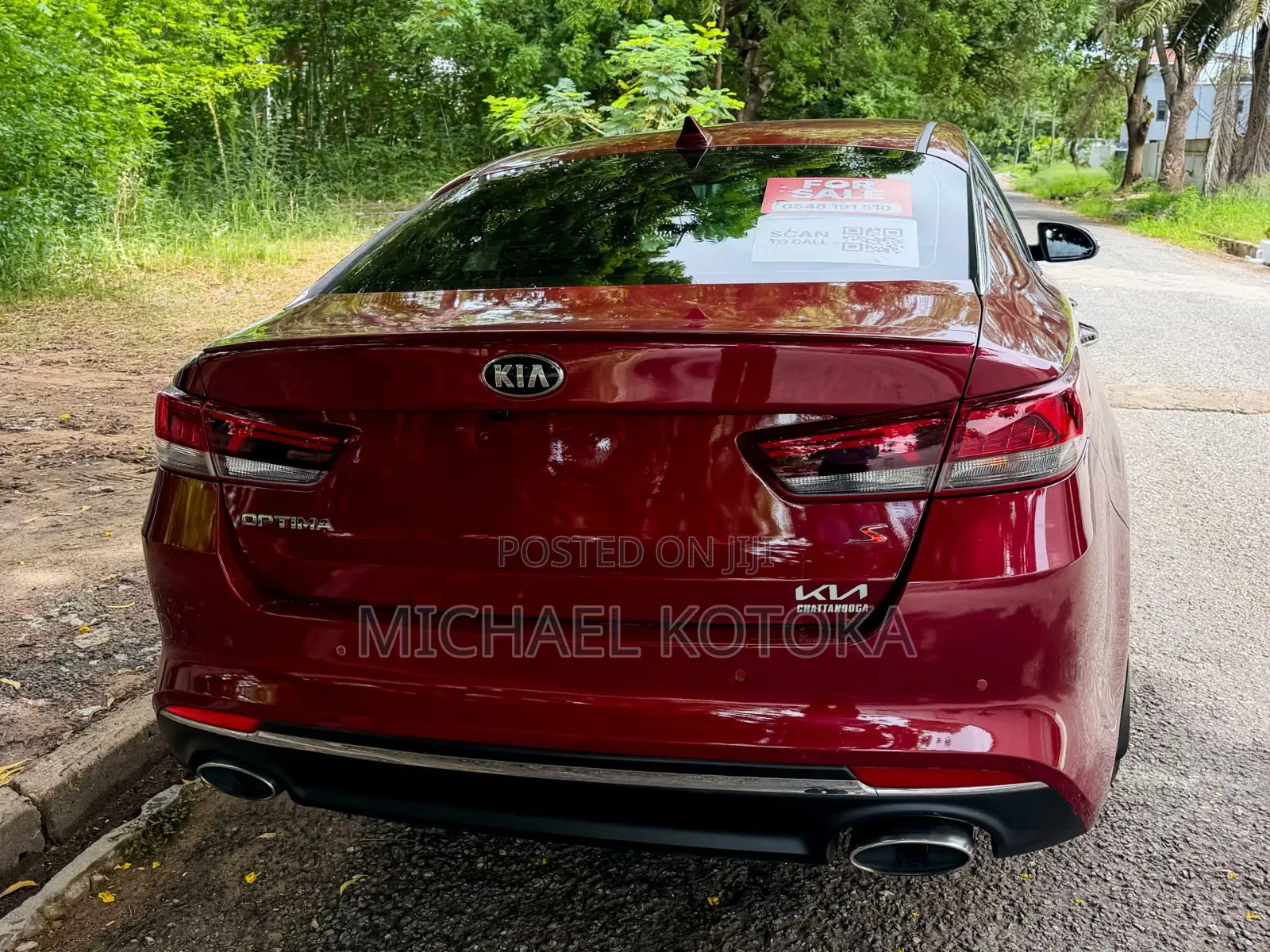 Kia Optima S 2020 Red