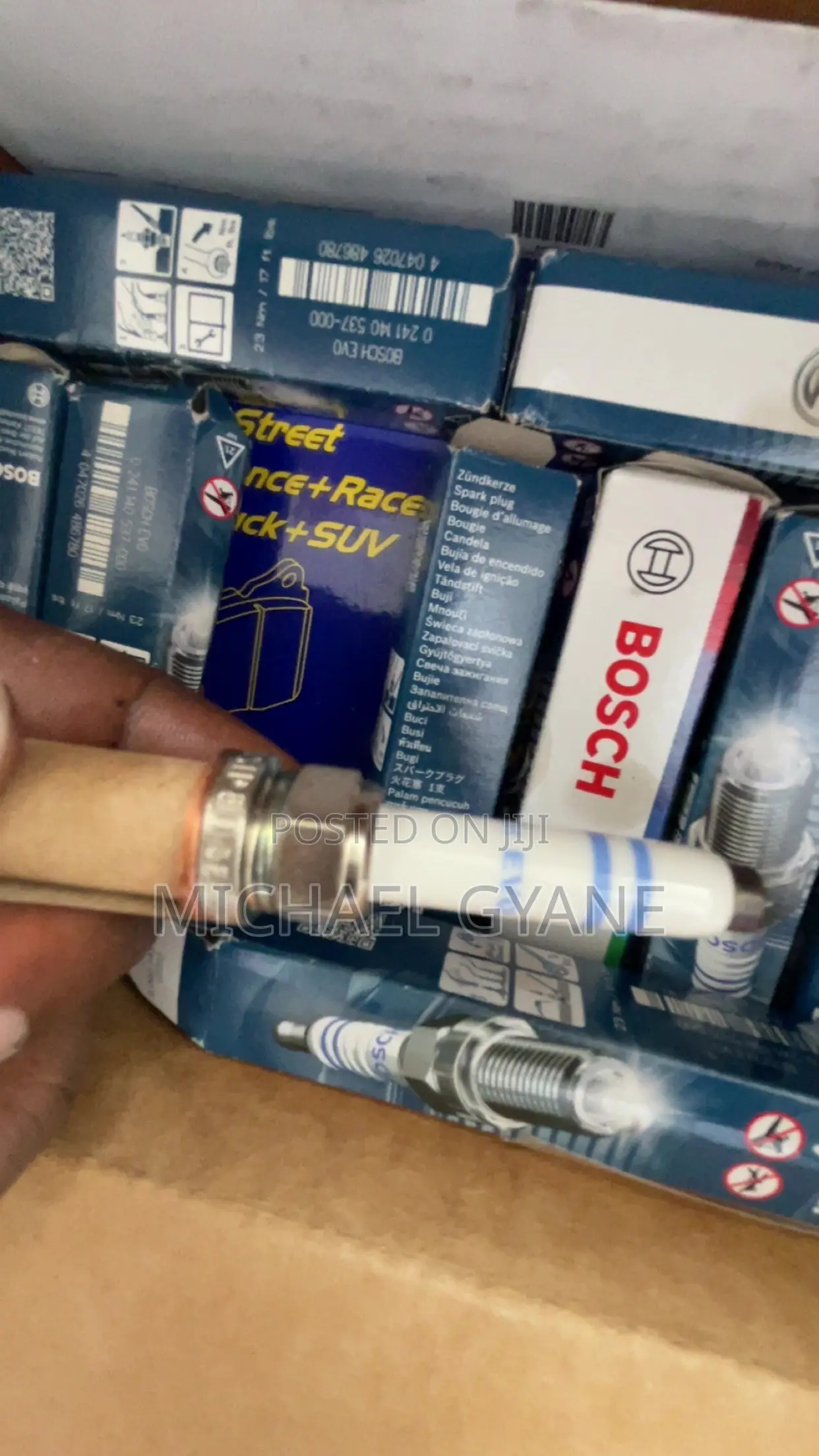 Authentic Bosch Evo Spark Plugs for Mercedes Benz Etc