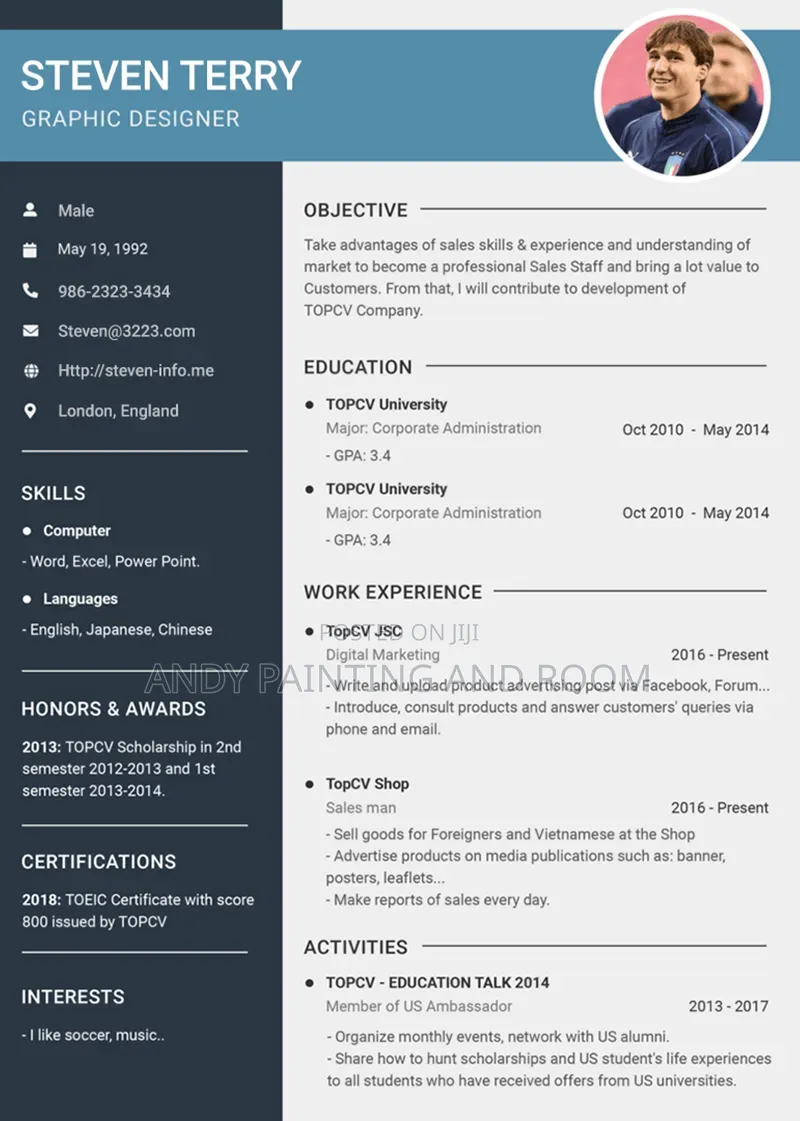 15 Editable Cv/Resume Templates