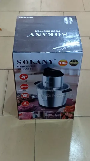 Sokany Electric Fufu Chopper – Strong Motor for Every Kitchen