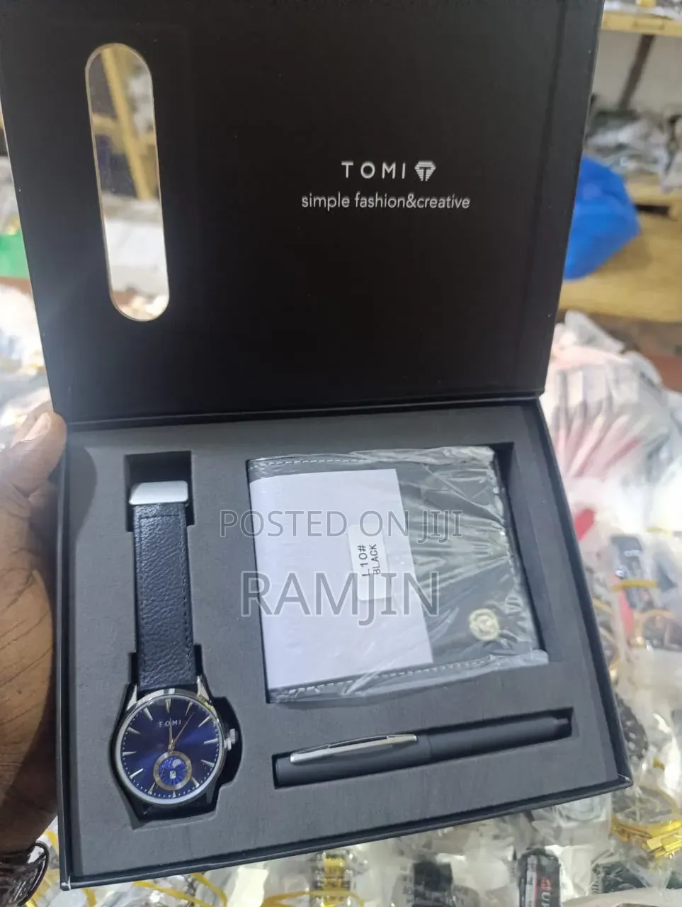 Tomi Men Gift Set (Wallet-Pen-Watch)