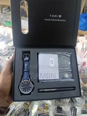Tomi Men Gift Set (Wallet-Pen-Watch)