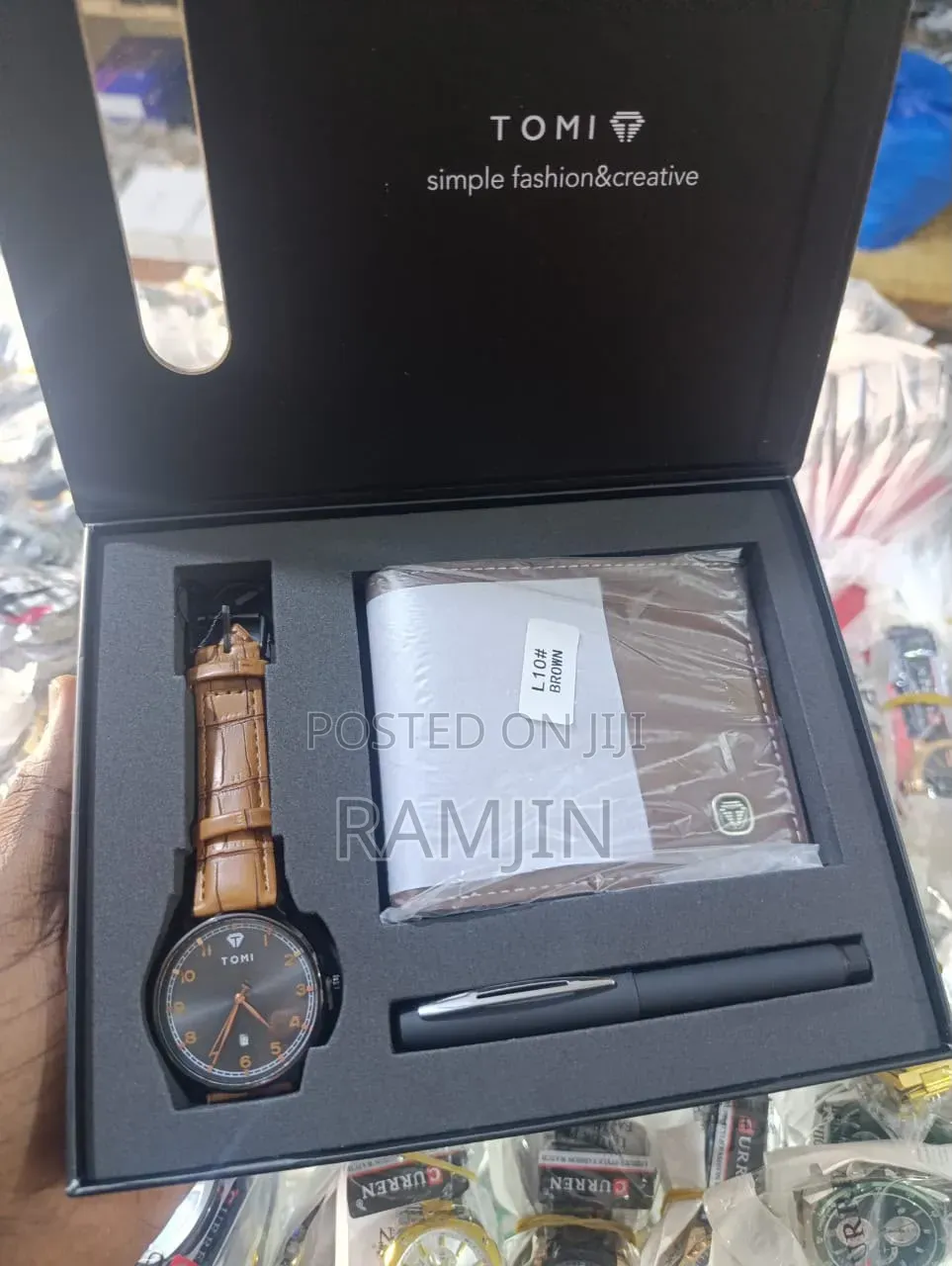 Tomi Men Gift Set (Wallet-Pen-Watch)