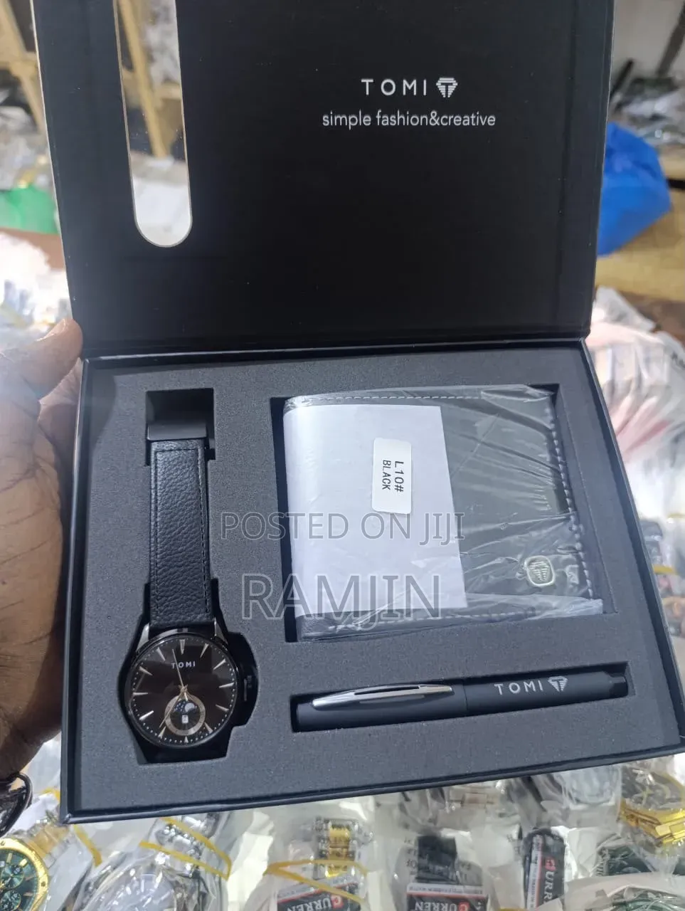 Tomi Men Gift Set (Wallet-Pen-Watch)