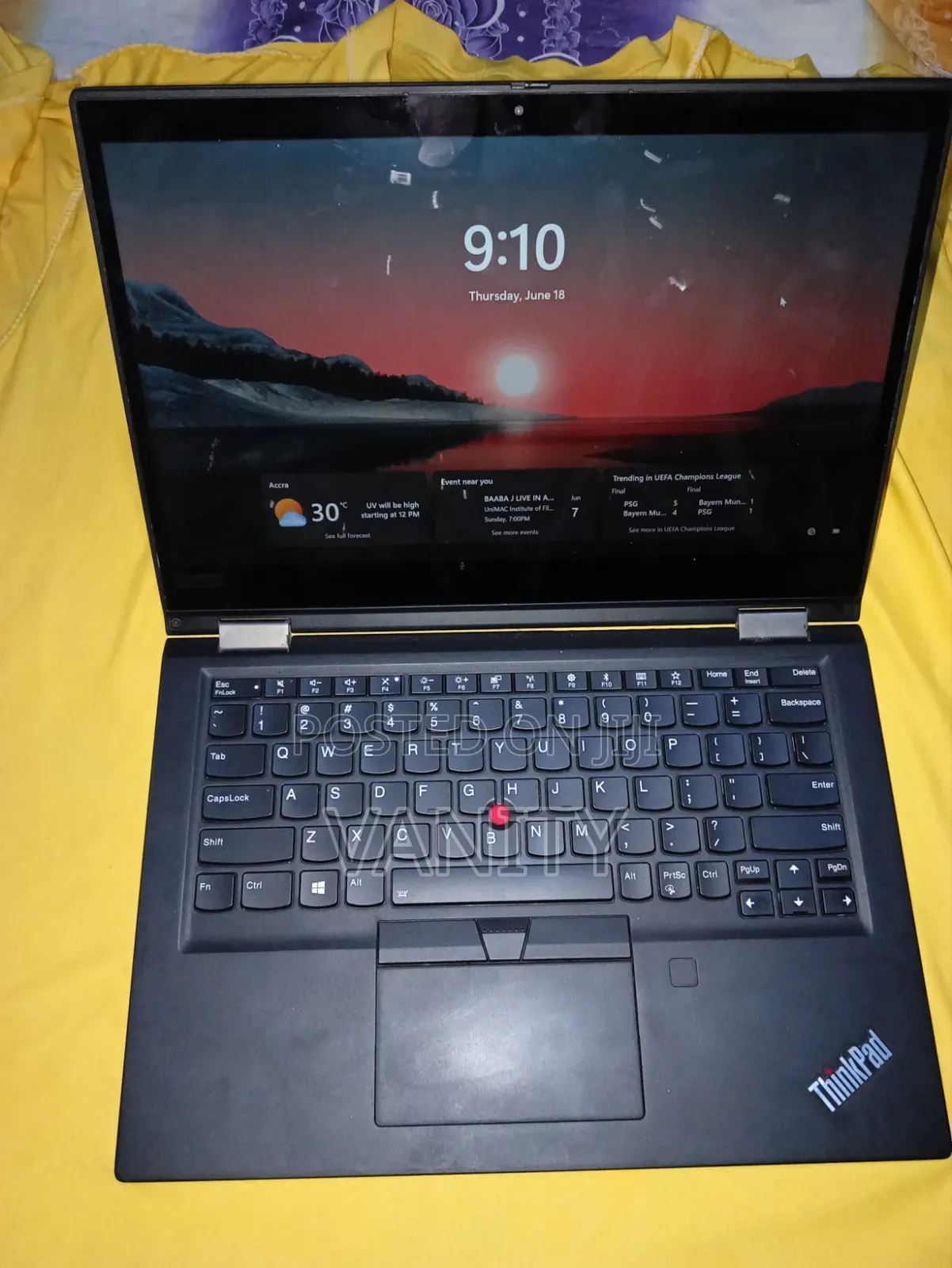 Laptop Lenovo ThinkPad X390 Yoga 16GB Intel Core i7 SSD 256GB