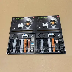 D19 Watch 4 Pro Set – Smartwatch + Earbuds Combo