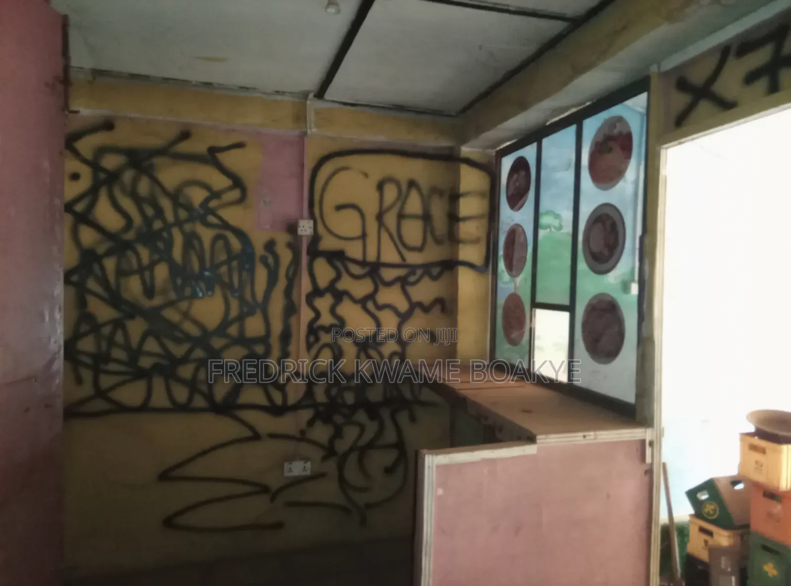 2 Stores for Rent at Agric Kromoase