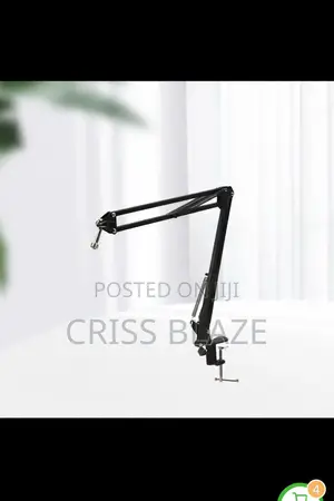 Table Microphone Stand. Boom Arm Mic Holder