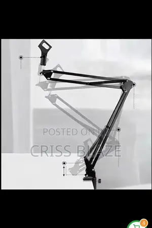 Table Microphone Stand. Boom Arm Mic Holder