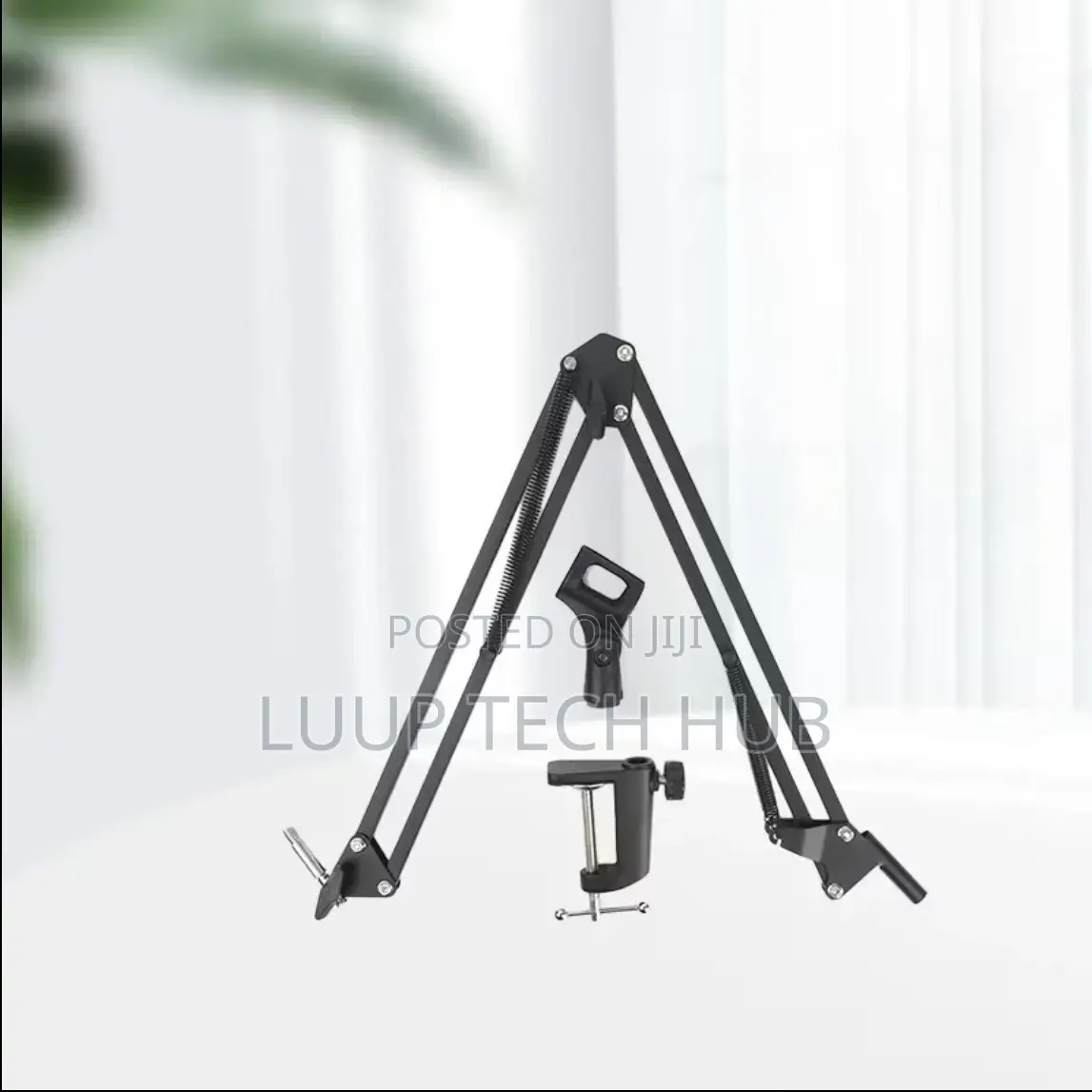 Table Microphone Stand. Boom Arm Mic Holder