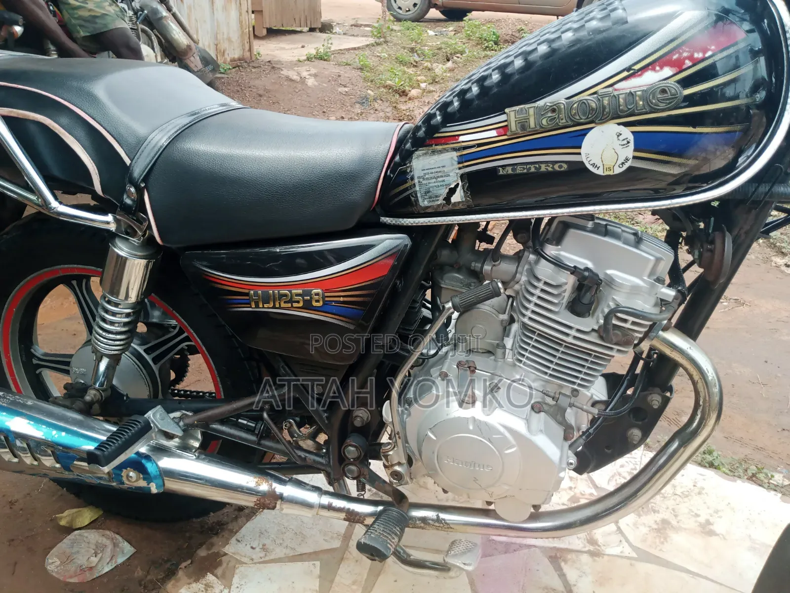 Haojue HJ125-8K 2026 Black