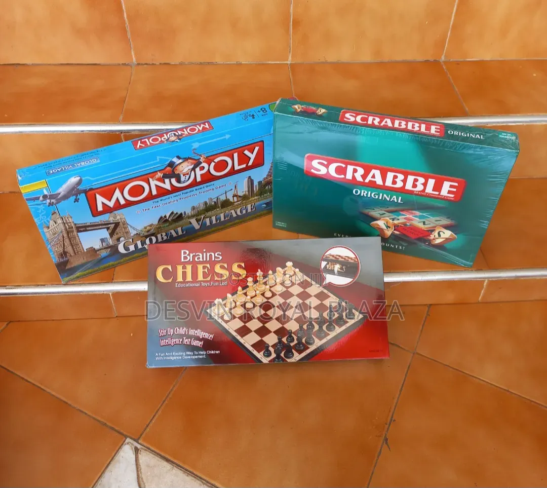 Monopoly Game + Scrabble + Chess