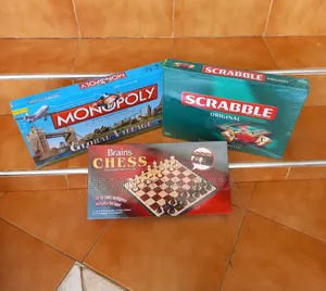 Monopoly Game + Scrabble + Chess