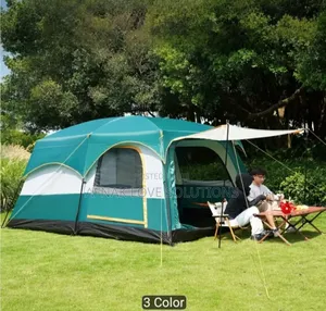 8-12 Person 2 Rooms Camping Tent