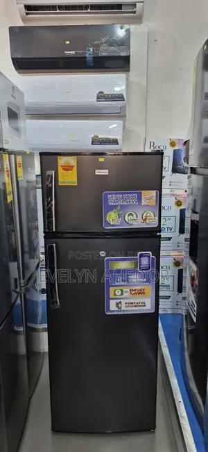 Nasco Double Door Fridge 205l With Locks Available