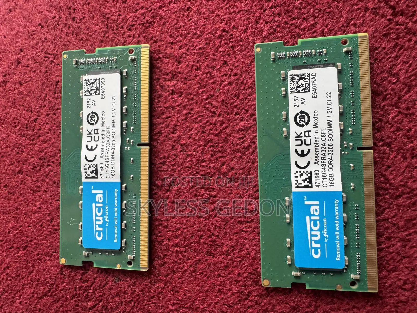 Crucial Pc 4 /DDR 4 16gig Ram