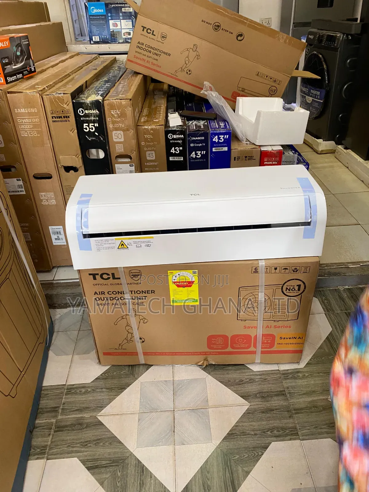 Original TCL 1.5hp Inverter Ac With R32 Gas Refrigerant