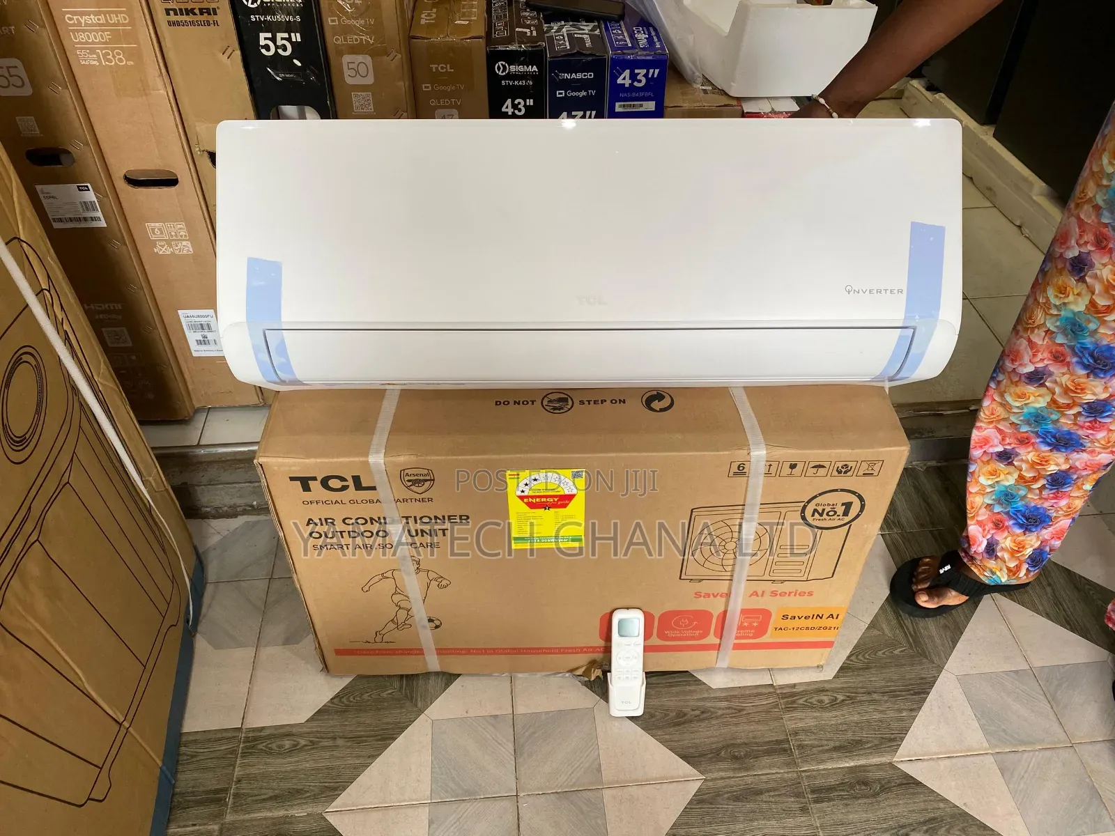 Original TCL 1.5hp Inverter Ac With R32 Gas Refrigerant