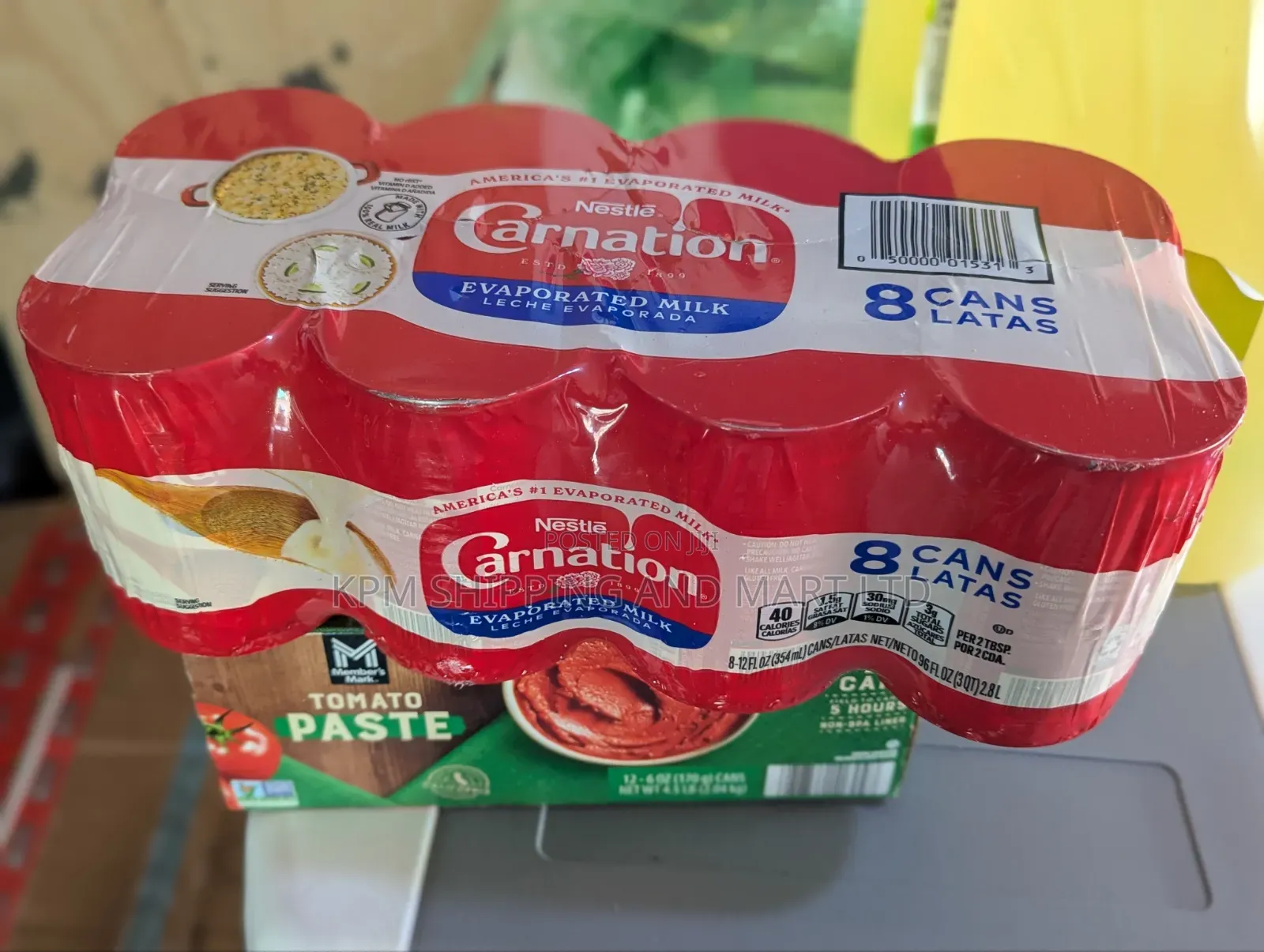 Carnation Evaporated Milk (8 Cans Usa)