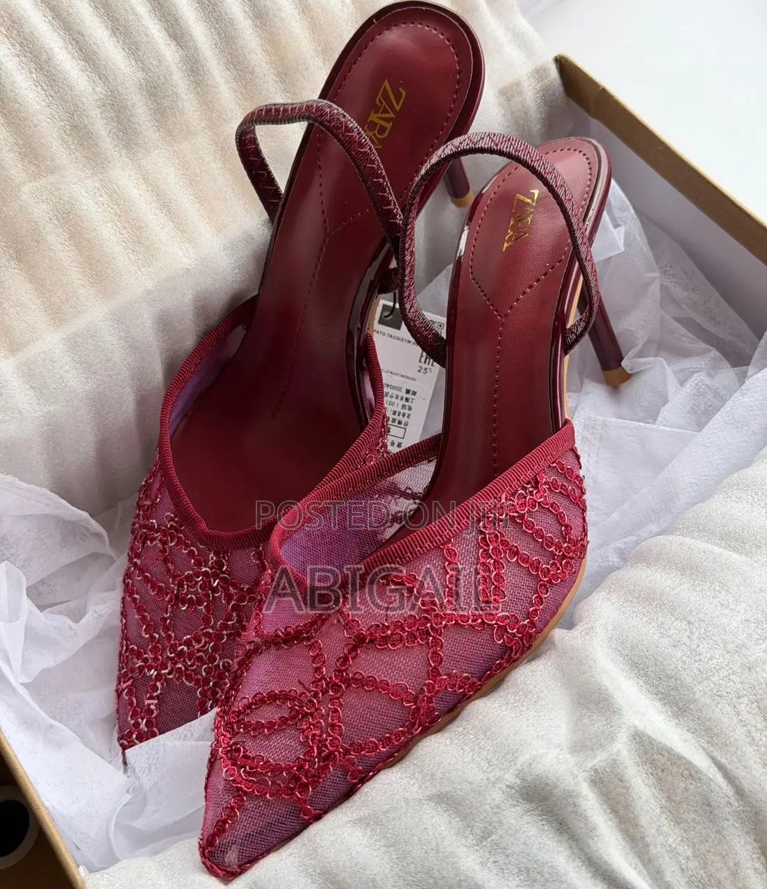 Stilletto Heels Available In Different Sizes And Colours