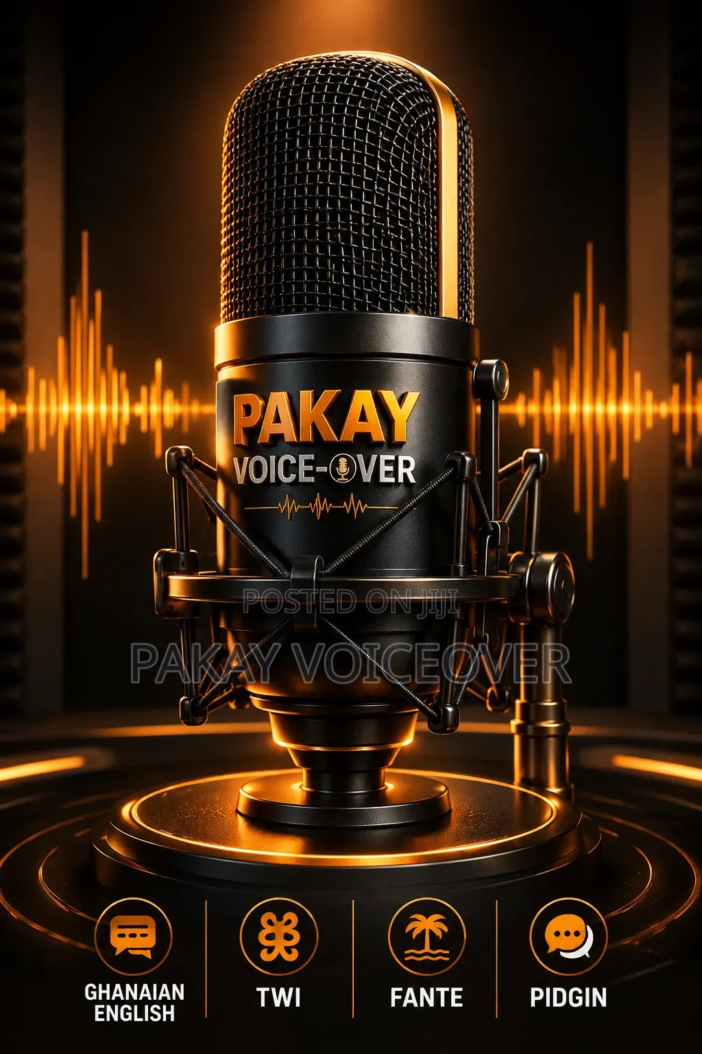 Pakay Ghanaian Twi / Fante Voice-over Artist