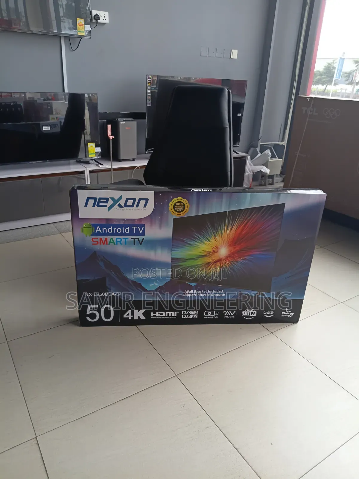 Nexon 50" Nx-Le50dsa-B Smart Android Tv: Cinematic Entertainment
