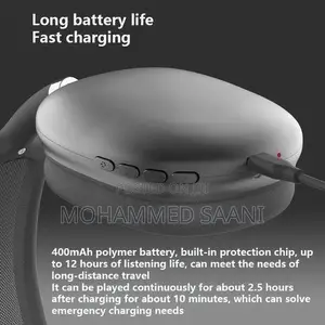 True Wireless Stereo Bluetooth Earphone Wireless Head-Mounted Black