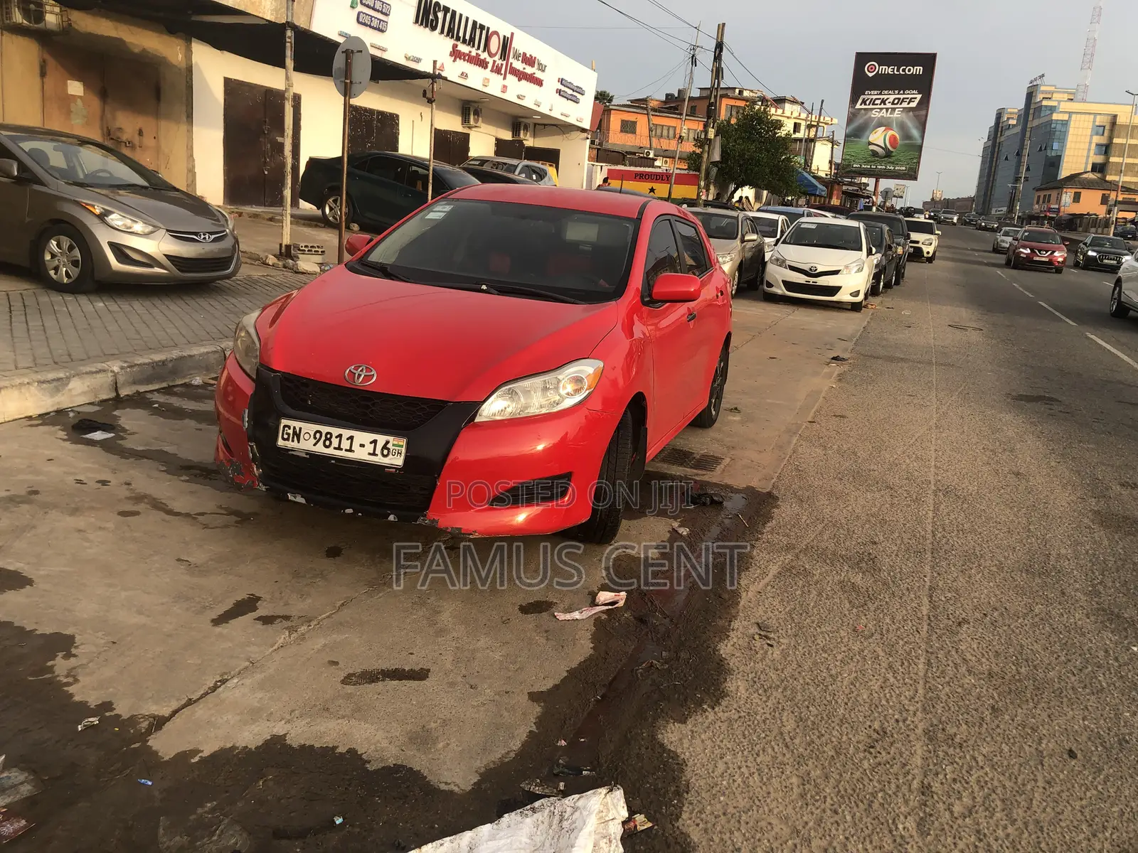 Toyota Matrix 2010 Red