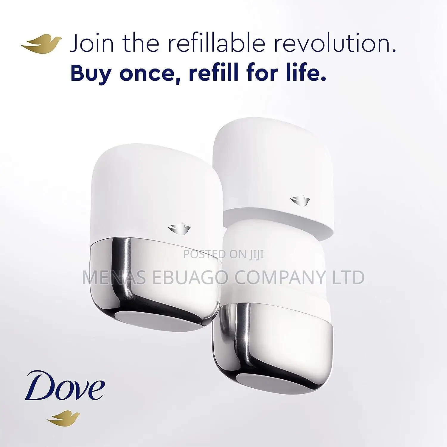 Dove Refillable Aluminum Free 48-Hour Roll-On