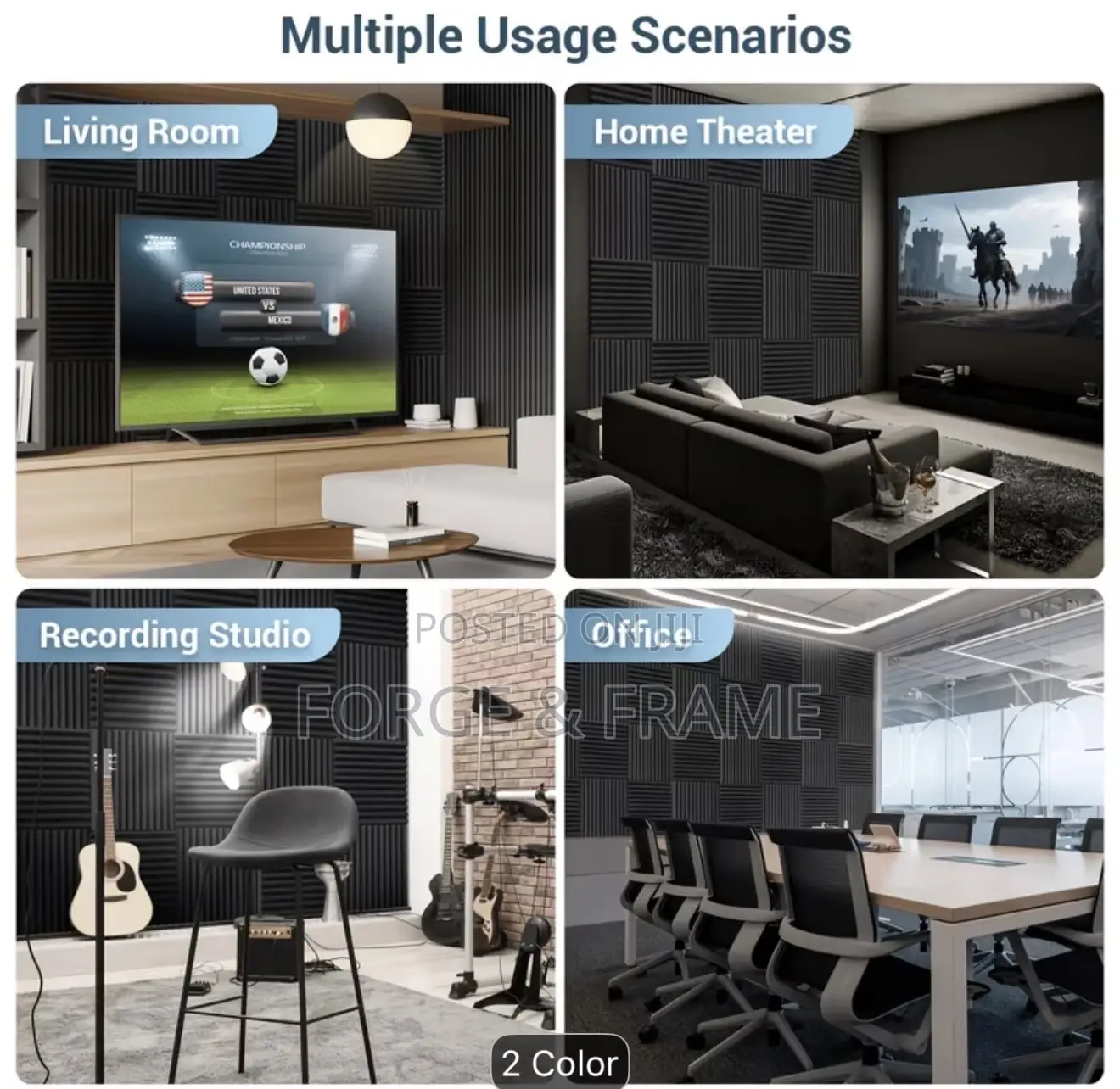 Studio Acoustic Foam Pannel